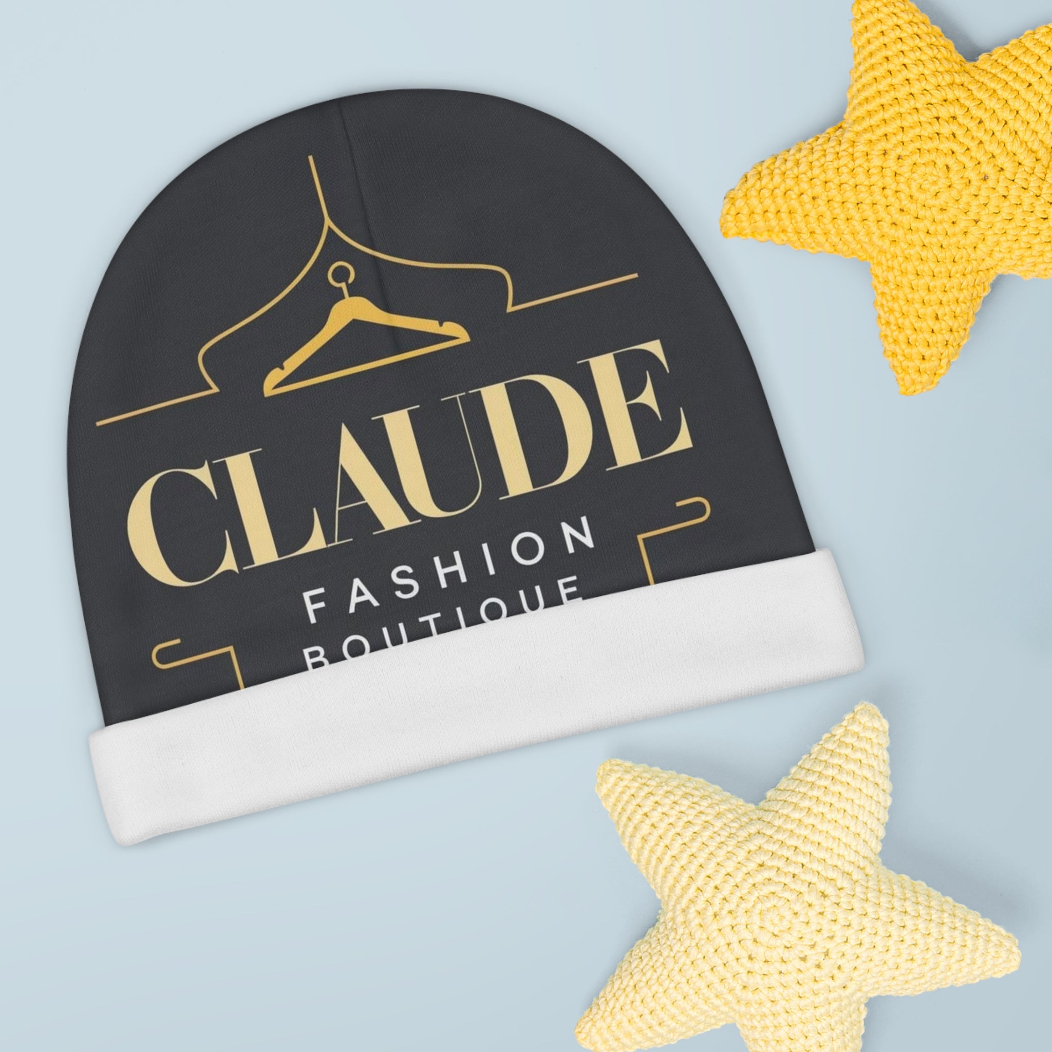 Chic Baby Beanie, Trendy Infant Hat, Stylish Newborn Headwear, Fashionable Baby Accessory, Unique Baby Gift Idea
