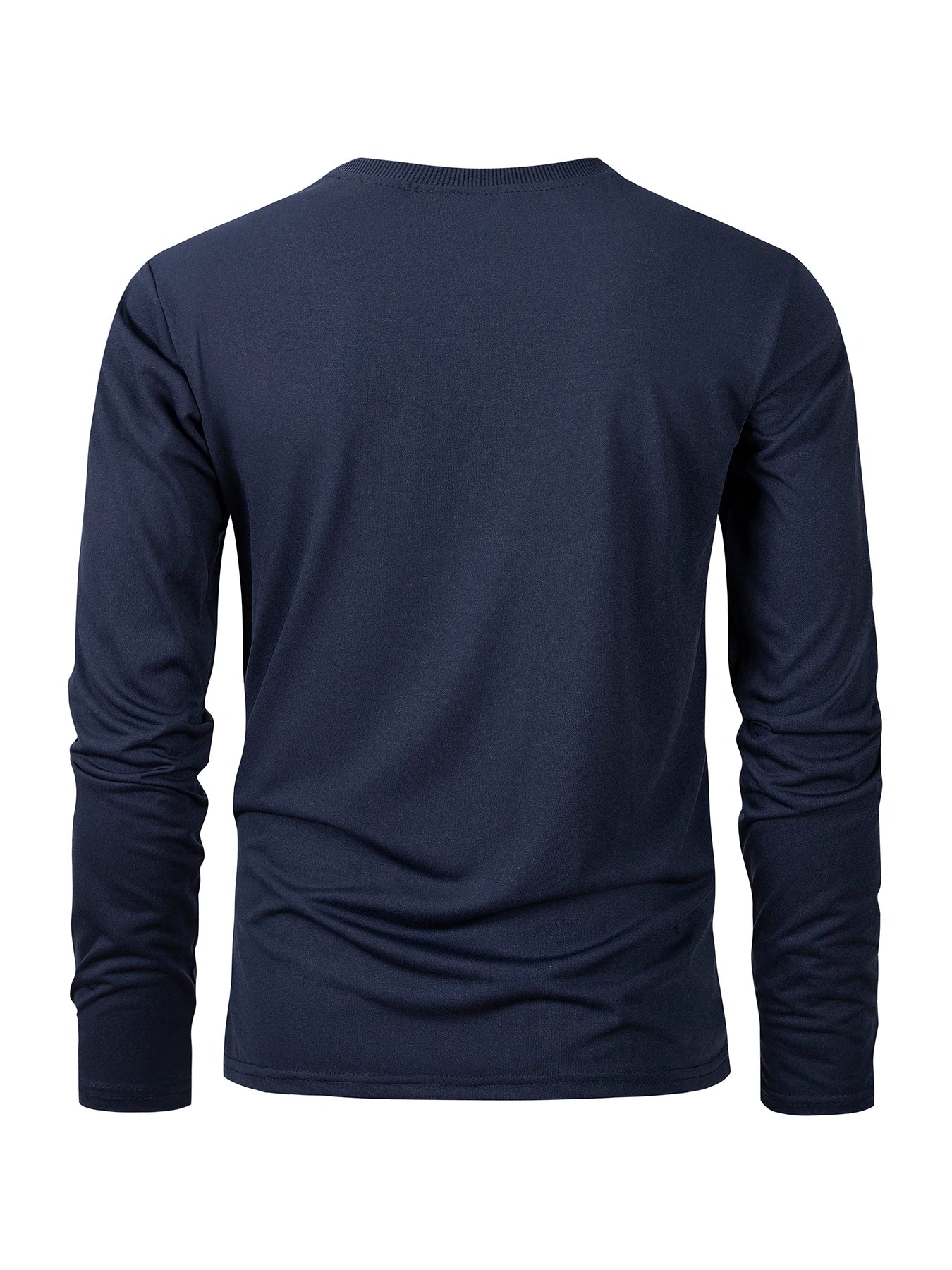 Men's Long Sleeve T Shirts Casual Round Neck Moisture Wicking Tees Male Tops Sports comfortable versatile Men's T-shirts