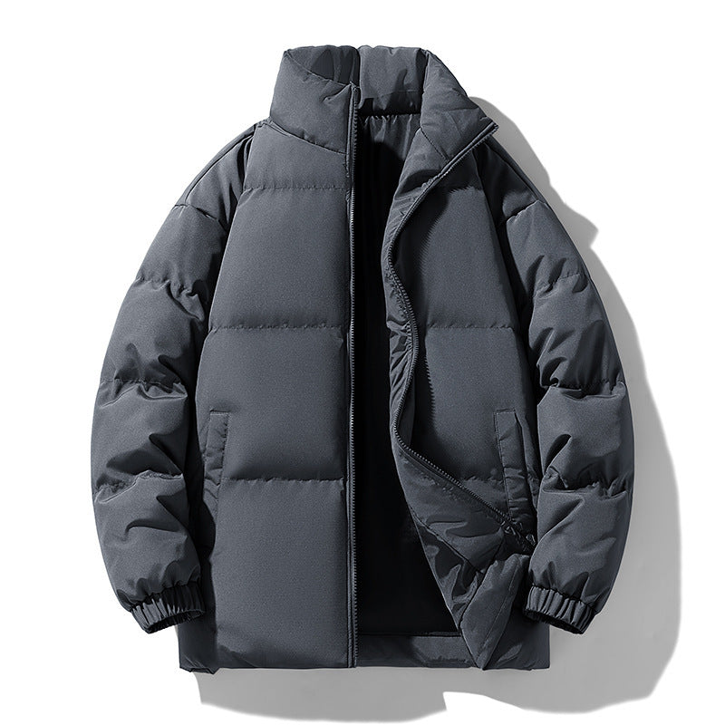 Men's Stand-up Collar Cotton-padded Coat Thickened Warm-keeping And Cold-proof